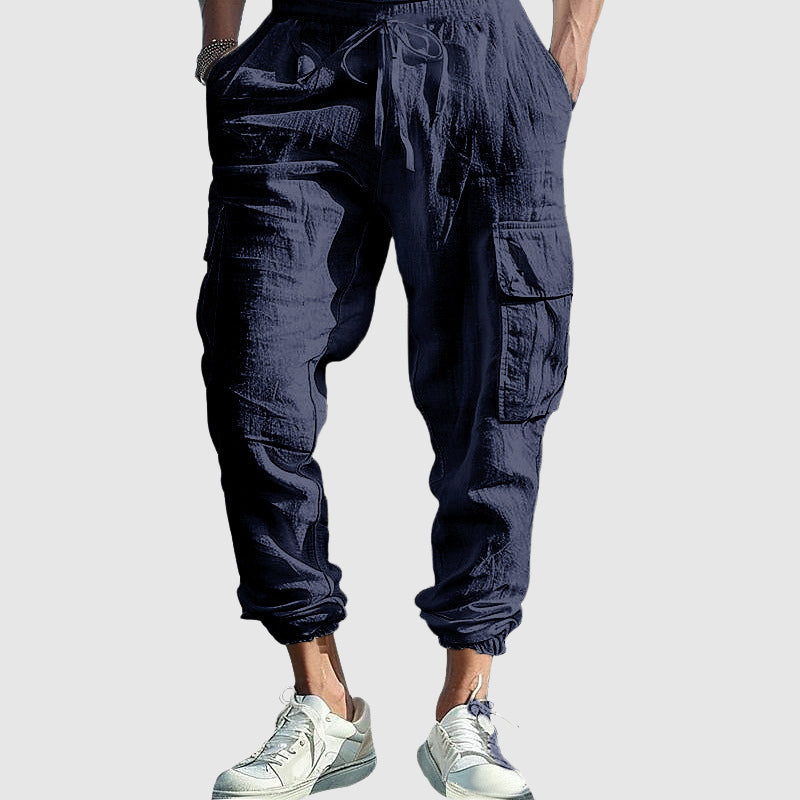 Adam - Men's Cargo Joggers with Flap Pockets