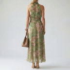 Adriana - Women's Floral Halter Dress