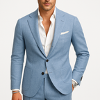 Alden - Men's Two-Piece Notch Lapel Suit with Tapered Trousers