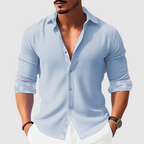 Alejandro - Men's Button-Front Textured Shirt