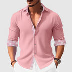 Alejandro - Men's Button-Front Textured Shirt