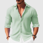 Alejandro - Men's Button-Front Textured Shirt