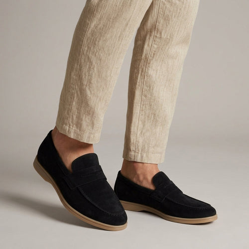 Alex - Men's Suede Slip-On Loafers