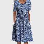 Alexa - Women's Floral Swing A-Line Dress