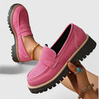 Analiza - Women's Platform Loafers with Lug Sole