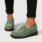 Analiza - Women's Platform Loafers with Lug Sole