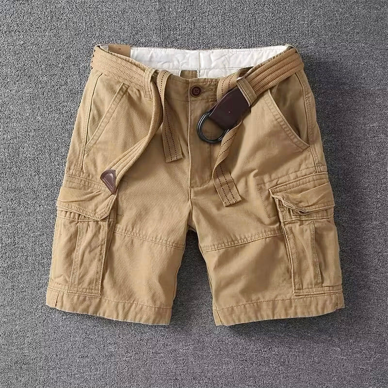 Andre - Men's Cargo Shorts with Multi-Pocket Design