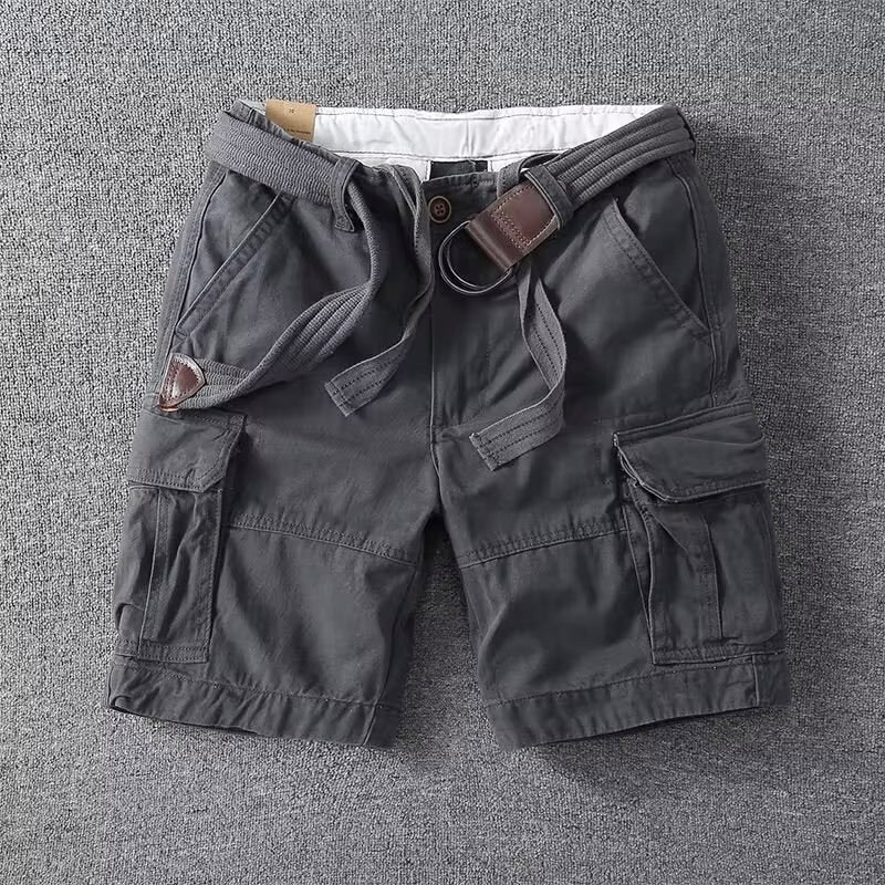 Andre - Men's Cargo Shorts with Multi-Pocket Design