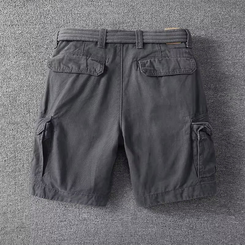 Andre - Men's Cargo Shorts with Multi-Pocket Design