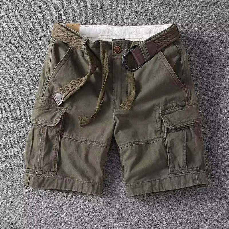 Andre - Men's Cargo Shorts with Multi-Pocket Design
