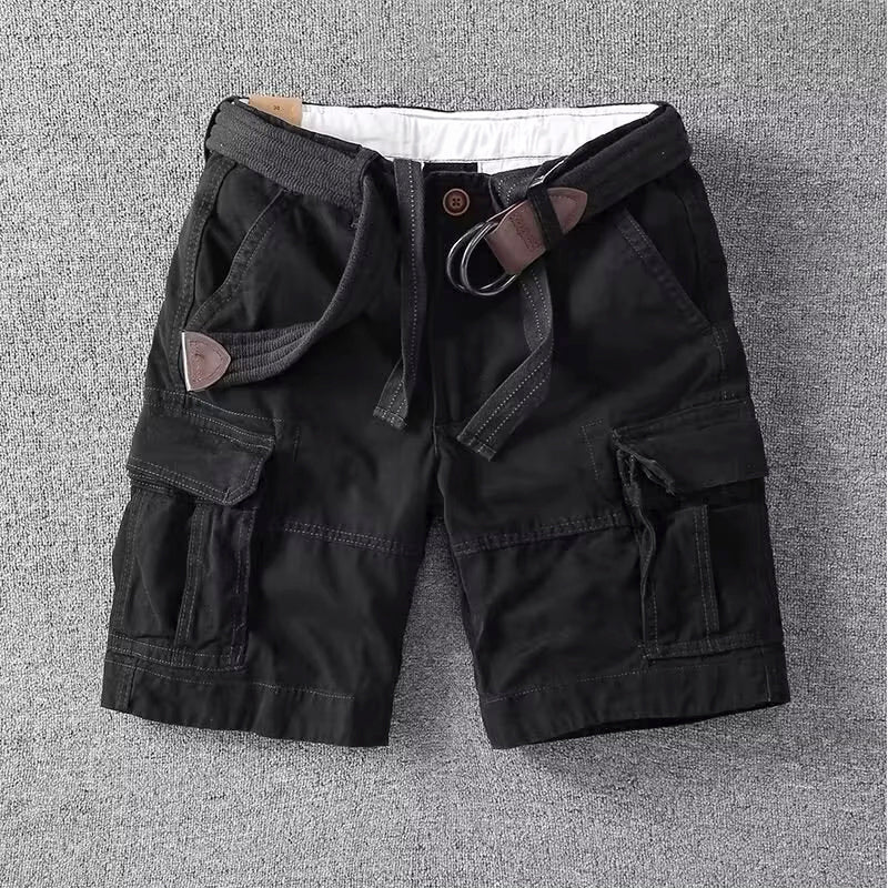 Andre - Men's Cargo Shorts with Multi-Pocket Design