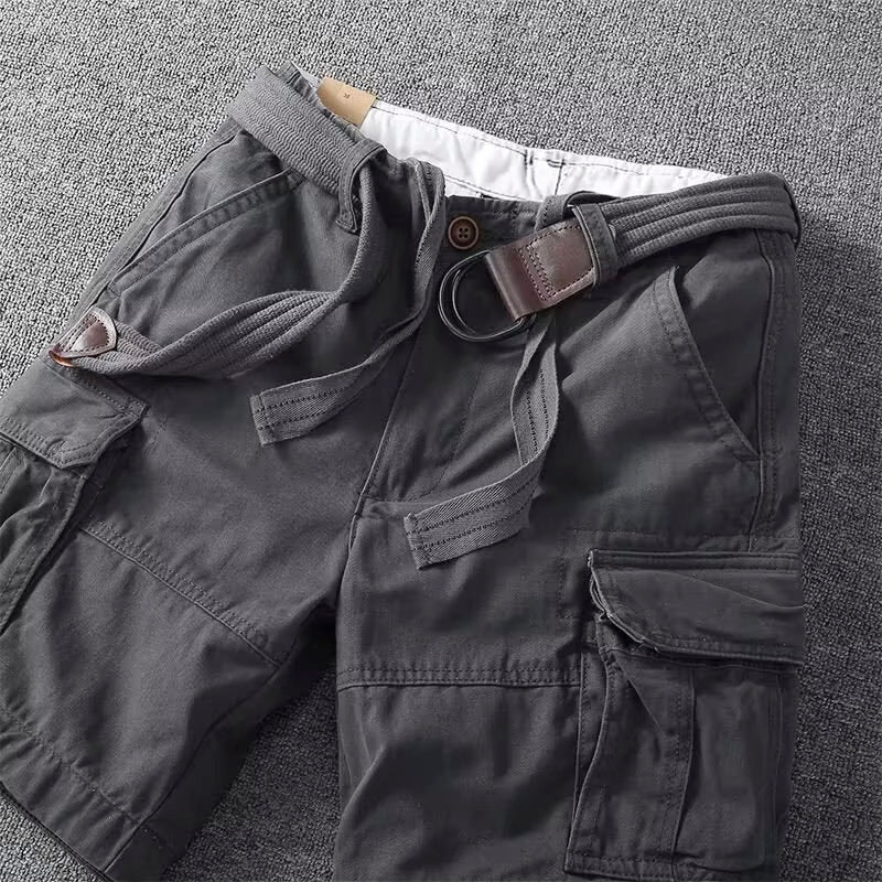 Andre - Men's Cargo Shorts with Multi-Pocket Design