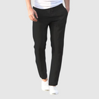 Anthony - Men's Straight Leg Drawstring Linen Pants