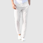 Anthony - Men's Straight Leg Drawstring Linen Pants