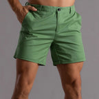 Armando - Men's Tailored Chino Shorts with Folded Cuffs