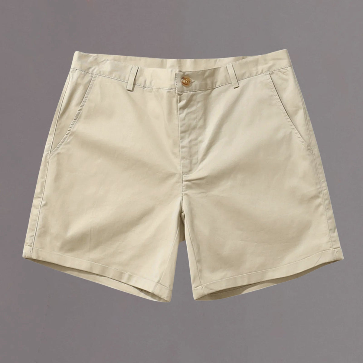 Armando - Men's Tailored Chino Shorts with Folded Cuffs