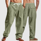 Austin - Men's Drawstring Relaxed Straight-Leg Pants