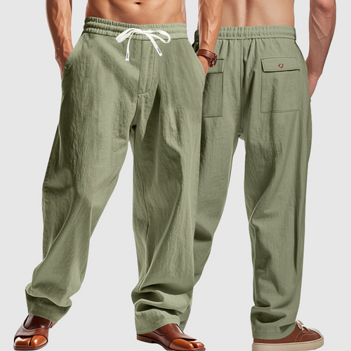 Austin - Men's Drawstring Relaxed Straight-Leg Pants
