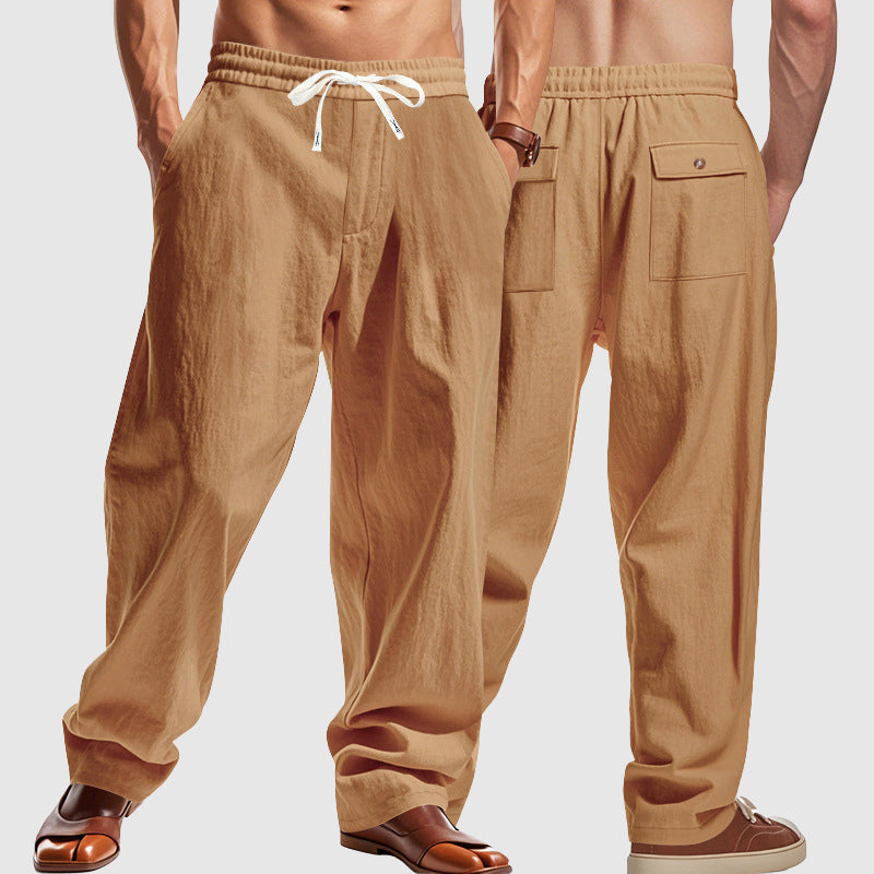 Austin - Men's Drawstring Relaxed Straight-Leg Pants