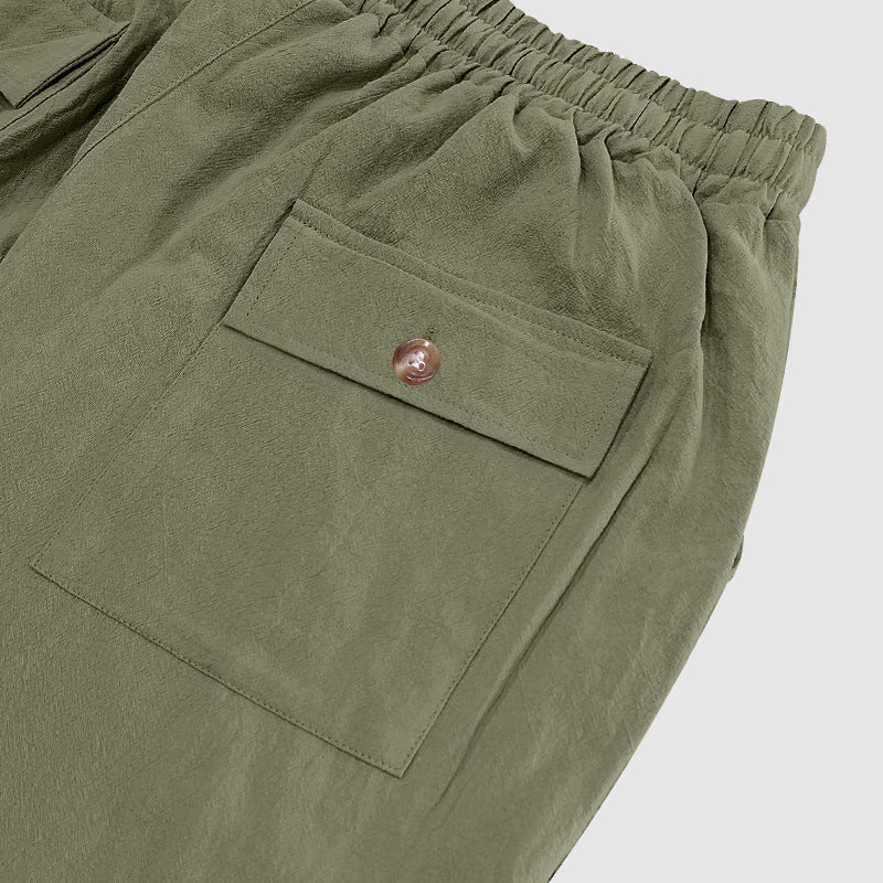 Austin - Men's Drawstring Relaxed Straight-Leg Pants
