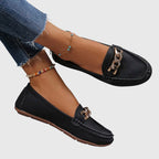 Belle - Women's Chain-Detail Loafers