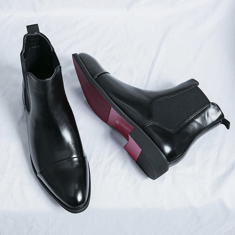 Benson - Men's Chelsea Slip-On Ankle Boots