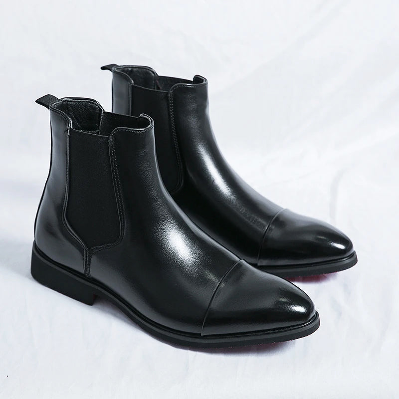 Benson - Men's Chelsea Slip-On Ankle Boots