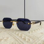 Bondi - Rimless Gradient Lens Square Sunglasses