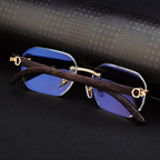 Bondi - Rimless Gradient Lens Square Sunglasses