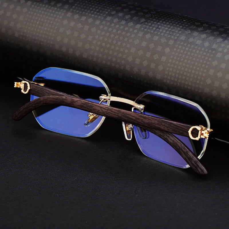 Bondi - Rimless Gradient Lens Square Sunglasses
