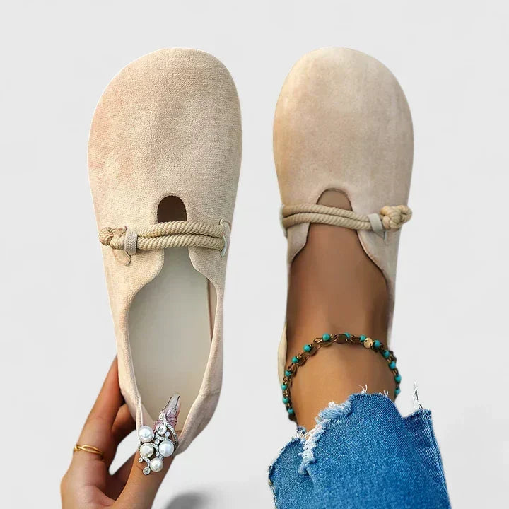 Brianna - Women's Suede Lace-Up Loafers