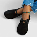 Brianna - Women's Suede Lace-Up Loafers