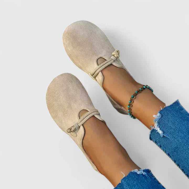 Brianna - Women's Suede Lace-Up Loafers