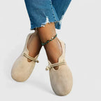 Brianna - Women's Suede Lace-Up Loafers