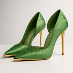 Briony - Women's Metallic-Toe Jacquard Stiletto Heels