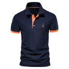 Bryson - Men's Contrast Trim Polo Shirt