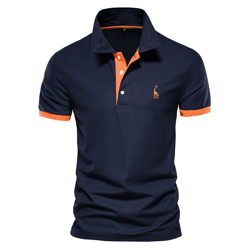 Bryson - Men's Contrast Trim Polo Shirt