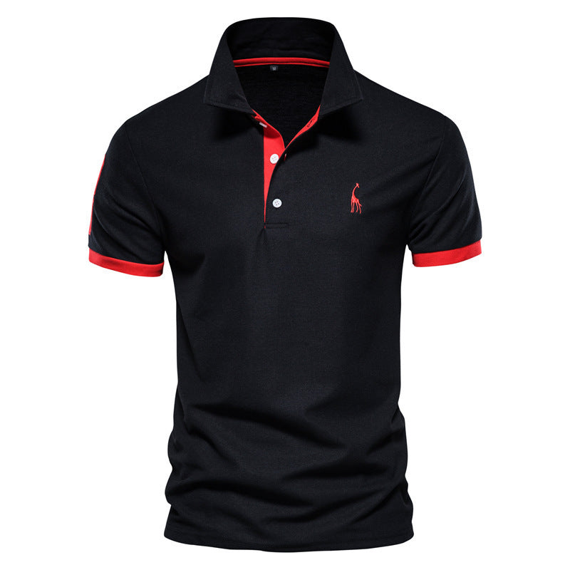 Bryson - Men's Contrast Trim Polo Shirt