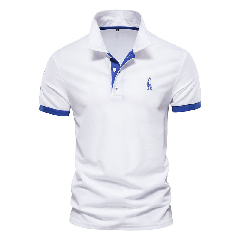 Bryson - Men's Contrast Trim Polo Shirt