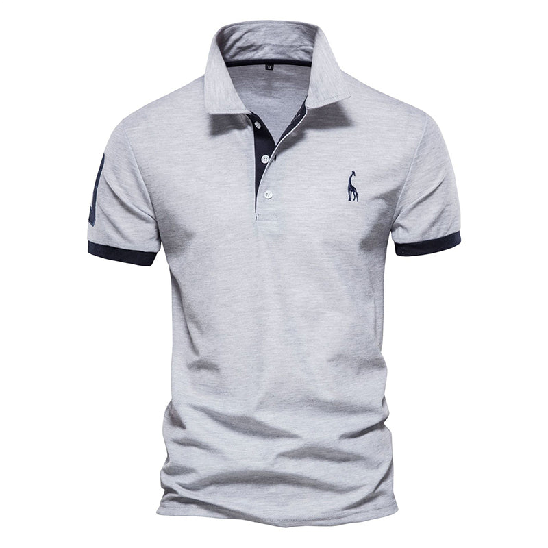 Bryson - Men's Contrast Trim Polo Shirt