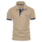 Bryson - Men's Contrast Trim Polo Shirt