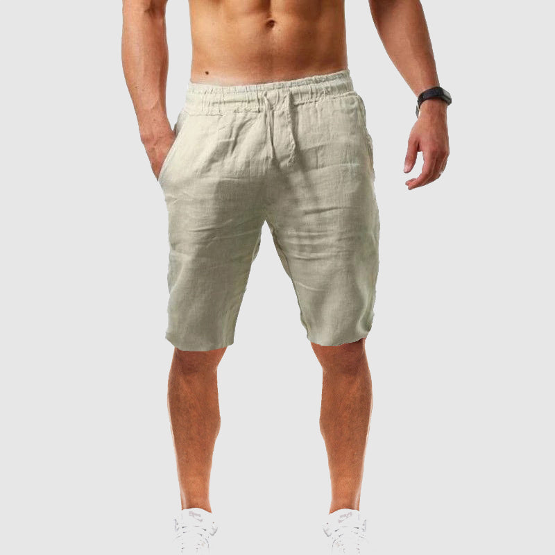 Camden - Men's Linen Drawstring Shorts