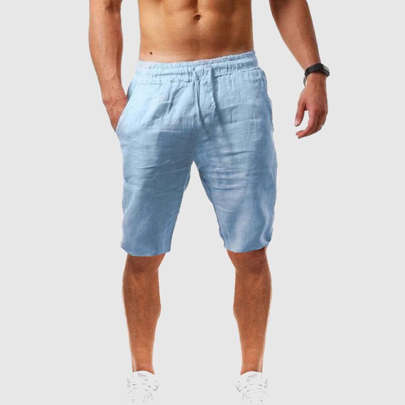 Camden - Men's Linen Drawstring Shorts