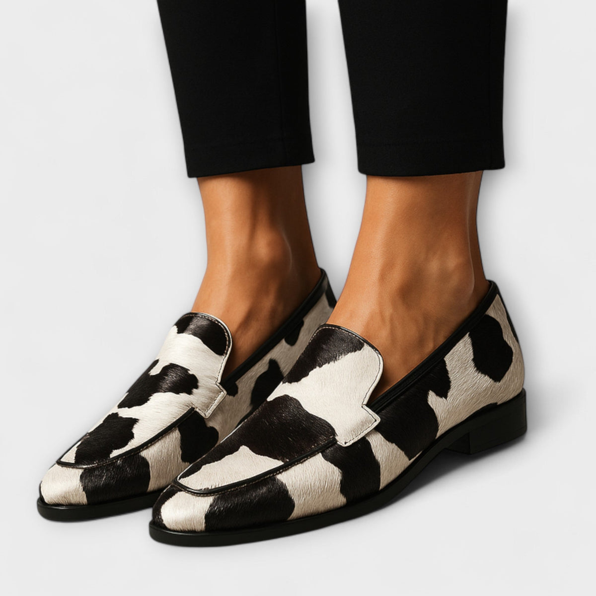 Cecilia - Women's Patterned Slip-On Loafers