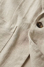 Cole - Men's Notch-Lapel Linen Blazer & Trouser Set