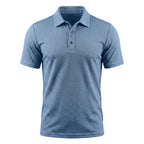 Conrad - Men's Textured Polo Shirt with Stretch Weave