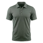 Conrad - Men's Textured Polo Shirt with Stretch Weave