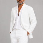 Corbin - Men's Linen Blend Blazer and Trouser Set