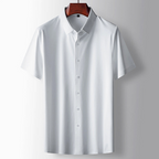 Damian - Men's Short Sleeve Button-Front Shirt