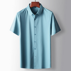 Damian - Men's Short Sleeve Button-Front Shirt